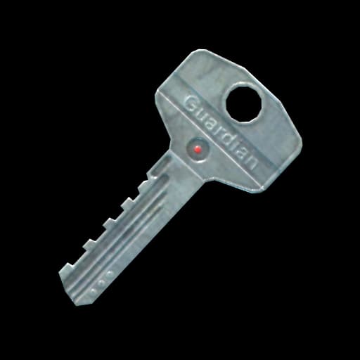 Pistol case key