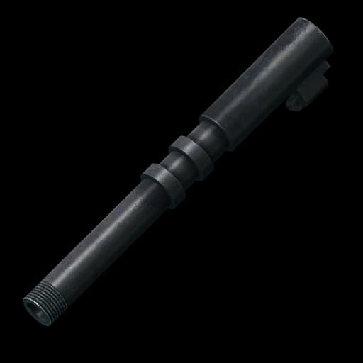 TT 7.62x25 121mm makeshift threaded barrel