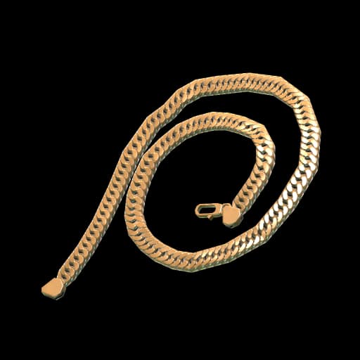Golden neck chain