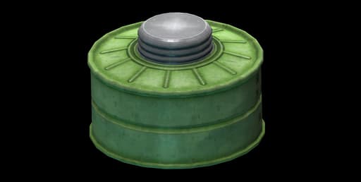 Gas mask air filter