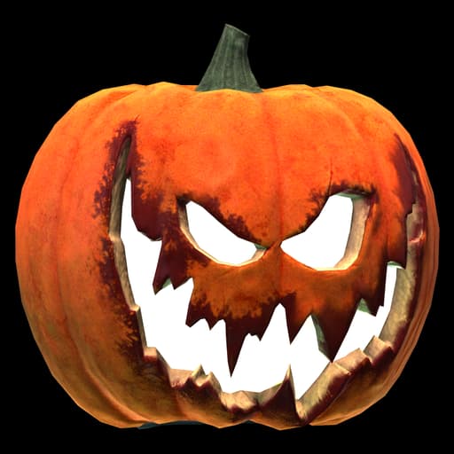 Jack-o'-lantern tactical pumpkin helmet